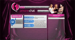 Desktop Screenshot of amore-chat.com